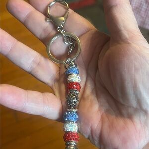 Bag charm key Chain